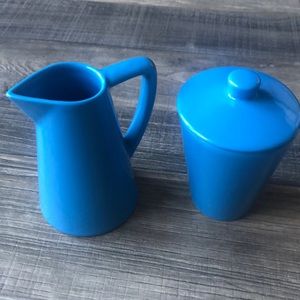 Sugar and creamer set.